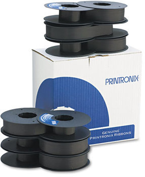 Printronix® 107675007, 107675008 Printer Ribbon,  Black