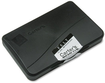Carter's™ Stamp Pad Pre-Inked Felt 4.2"5x 2.75", Black