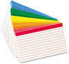 A Picture of product OXF-04753 Oxford® Index Cards,  3 x 5, Assorted Colors, 100/Pack