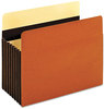 A Picture of product PFX-15444HD Pendaflex® Heavy-Duty File Pockets 7" Expansion, Letter Size, Redrope, 5/Box