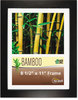 A Picture of product NUD-14185 NuDell™ Black Bamboo Frame,  8 1/2 x 11, Black