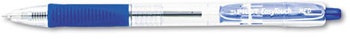 Pilot® EasyTouch™ Retractable Ball Point Pen,  Blue Ink, 1mm, Dozen