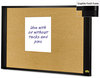 A Picture of product MMM-A3624G Post-it® Sticky Cork Board,  36x24, Graphite Frame