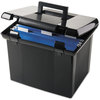 A Picture of product PFX-41742 Pendaflex® Portable File Boxes Letter Files, 13.88" x 14" 11.13", Black