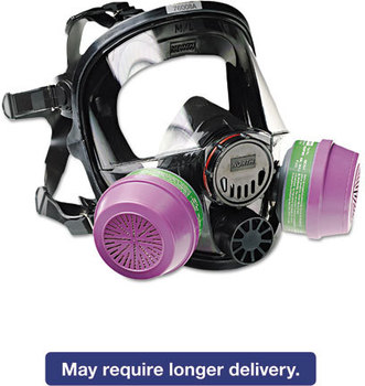 North Safety® 7600 Series Full-Facepiece Respirator Mask,  Medium/Large