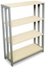 A Picture of product LIT-TR735MOC Linea Italia® Trento Line Bookcase,  Three-Shelf, 31-1/2w x 11-5/8d x 43-1/4h, Mocha