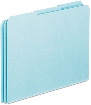 Pendaflex® Blank Top Tab File Guides,  Blank, 1/3 Tab, 25 Point Pressboard, Letter, 100/Box