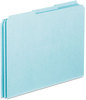 A Picture of product PFX-PN203 Pendaflex® Blank Top Tab File Guides,  Blank, 1/3 Tab, 25 Point Pressboard, Letter, 100/Box