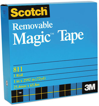 Scotch® Removable Tape,  3/4" x 1296", 1" Core