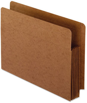 Pendaflex® Heavy-Duty End Tab File Pockets,  Straight Cut, 5 1/4" Exp., Letter, Red, 10/Box