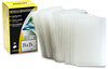 A Picture of product FEL-52058 Fellowes® Laminating Pouches 10 mil, 3.75" x 2.25", Gloss Clear, 100/Pack