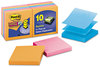 A Picture of product MMM-R33010SSAU Post-it® Pop-up Notes Super Sticky Pop-up 3 x 3 Note Refills,  Rio de Janeiro, 90/Pad, 10 Pads/Pack