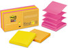 A Picture of product MMM-R33010SSAU Post-it® Pop-up Notes Super Sticky Pop-up 3 x 3 Note Refills,  Rio de Janeiro, 90/Pad, 10 Pads/Pack