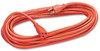 A Picture of product FEL-99597 Fellowes® Indoor/Outdoor Heavy-Duty Extension Cord 3-Prong Plug 25 ft, 13 A, Orange