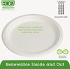 A Picture of product ECO-EPP013 Eco-Products® Sugarcane Dinnerware,  9", 50/PK