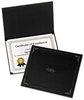 A Picture of product OXF-29900055BGD Oxford® Certificate Holder,  11 1/4 x 8 3/4, Black, 5/Pack