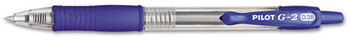 Pilot® G2 Premium Retractable Gel Ink Pen,  Blue Ink, Ultra Fine, Dozen