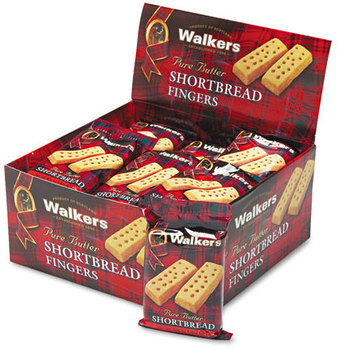 Walkers Shortbread Cookies,  2/Pack, 24 Packs/Box