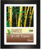 A Picture of product NUD-14181 NuDell™ Black Bamboo Frame,  8 x 10, Black