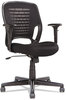 A Picture of product OIF-EM4817 OIF Swivel/Tilt Mesh Task Chair,  Height Adjustable T-Bar Arms, Black