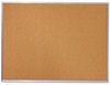 A Picture of product MEA-85361 Mead® Economy Cork Board with Aluminum Frame,  36 x 24, Silver Aluminum Frame