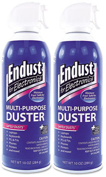Endust® Duster With Bitterant,  10oz, 2 per Pack