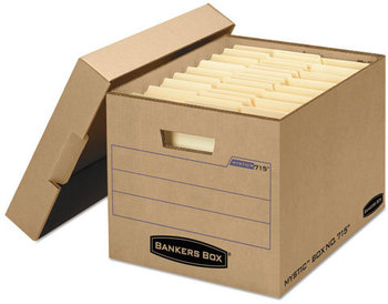 Bankers Box® Filing Letter/Legal Files, 13" x 16.25" 12", Kraft, 25/Carton