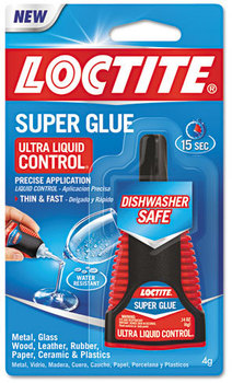 Loctite® Ultra Liquid Control Super Glue,  Clear, 0.14oz, 1/ea