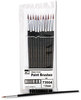 A Picture of product LEO-73504 Charles Leonard® Artist Brush,  Size 4, Camel Hair, Round, 12/Pack
