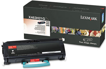 Lexmark™ X463X11G, X463X21G, X463H21G, X463H11G, X463A11G Toner,  9000 Page-Yield, Black