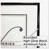 A Picture of product NUD-31242 NuDell™ Metal Poster Frame,  Plastic Face, 24 x 36, Black