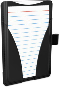 Oxford® At Hand® Note Card Case,  25 Capacity, 3 3/4d x 5 1/2w, Black