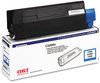 A Picture of product OKI-43034803 Oki® 43034801, 43034802, 43034803, 43034804 (Type C6) Toner Cartridge,  1500 Page-Yield, Cyan