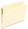 A Picture of product PFX-FM211 Pendaflex® Manila Folders with Fasteners,  1 Fastener, Straight Tab, Letter, Manila, 50/Box