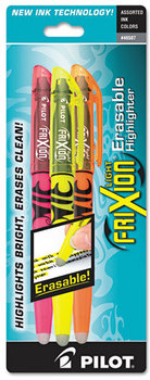 Pilot® FriXion Light Erasable Highlighter,  Assorted Ink, Chisel, 3/Pack