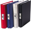 A Picture of product LEO-61603 Charles Leonard® VariCap™ Expandable Binder,  11 x 8-1/2, Red