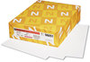 A Picture of product NEE-06051 Neenah Paper CLASSIC® Linen Stationery Writing Paper,  24-lb., 8-1/2 x 11, Solar White, 500/Rm