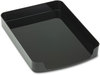 A Picture of product OIC-22232 Officemate 2200 Series Front-Loading Desk Tray,  Single Tier, Plastic, Letter, Black