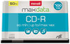 A Picture of product MAX-648250 Maxell® CD-R Recordable Disc,  700MB/80min, 48x, Spindle, Silver, 50/Pack