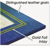 A Picture of product NUD-21201 NuDell™ Leather Grain Certificate Frame,  8-1/2 x 11, Blue, Pack of Two