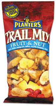 Planters® Trail Mix,  Fruit & Nut, 2oz Bag, 72/Carton