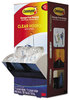 A Picture of product MMM-17067CLR Command™ Clear Hooks and Strips Small, Plastic/Metal, 0.5 lb Capacity, 3 4 Strips/Pack