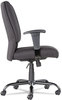 A Picture of product OIF-BT4510 OIF Big & Tall Swivel/Tilt Mid-Back Chair,  Height Adjustable T-Bar Arms, Black