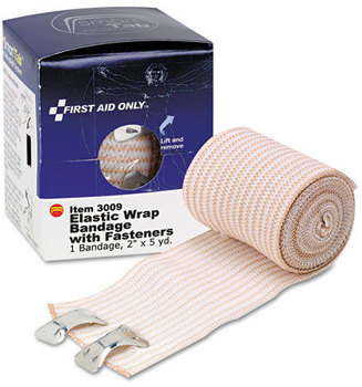 First Aid Only™ Elastic Bandage Wrap,  2" x 5yds, Latex-Free