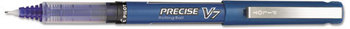 Pilot® Precise® V7 Roller Ball Stick Pen,  Precision Point, Blue Ink, .7mm, Dozen