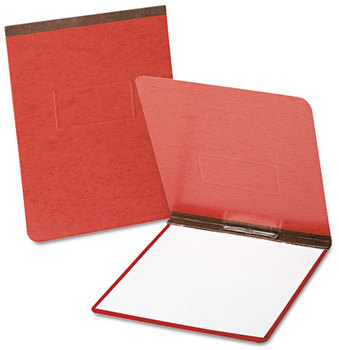 Oxford® PressGuard® Report Cover with Reinforced Top Hinge,  Prong Clip, Letter, 2" Capacity, Red
