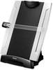 A Picture of product FEL-8033201 Fellowes® Office Suites™ Desktop Copyholder with Memo Board 150 Sheet Capacity, Plastic, Black/Silver