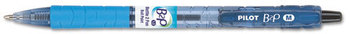 Pilot® B2P Bottle-2-Pen Recycled Retractable Ball Point Pen,  Blue Ink, 1mm, Dozen