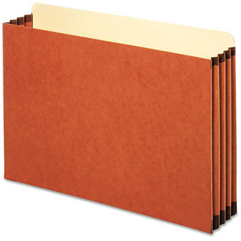 Pendaflex® File Cabinet Pockets™,  Straight Cut, Legal, Redrope, 10/Box