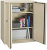A Picture of product FIR-CF4436D FireKing® Insulated Storage Cabinet,  36w x 19-1/4d x 44h, UL Listed 350° for Fire, Parchment